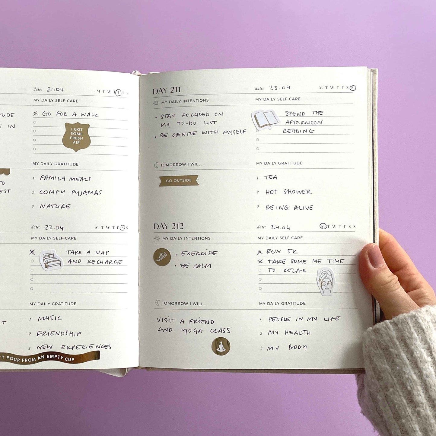 Self-Care Sticker Pack