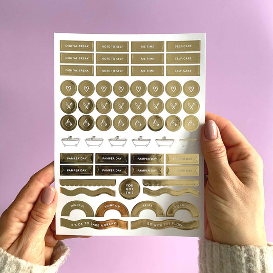 Self-Care Sticker Pack