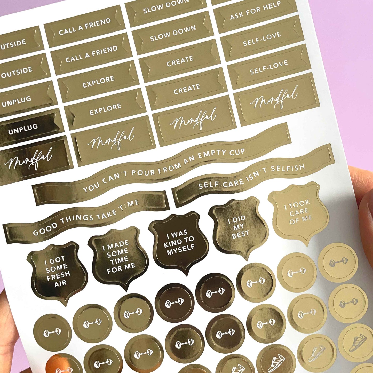 Self-Care Sticker Pack