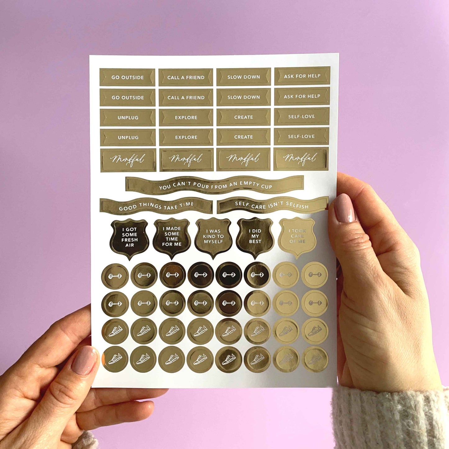 Self-Care Sticker Pack