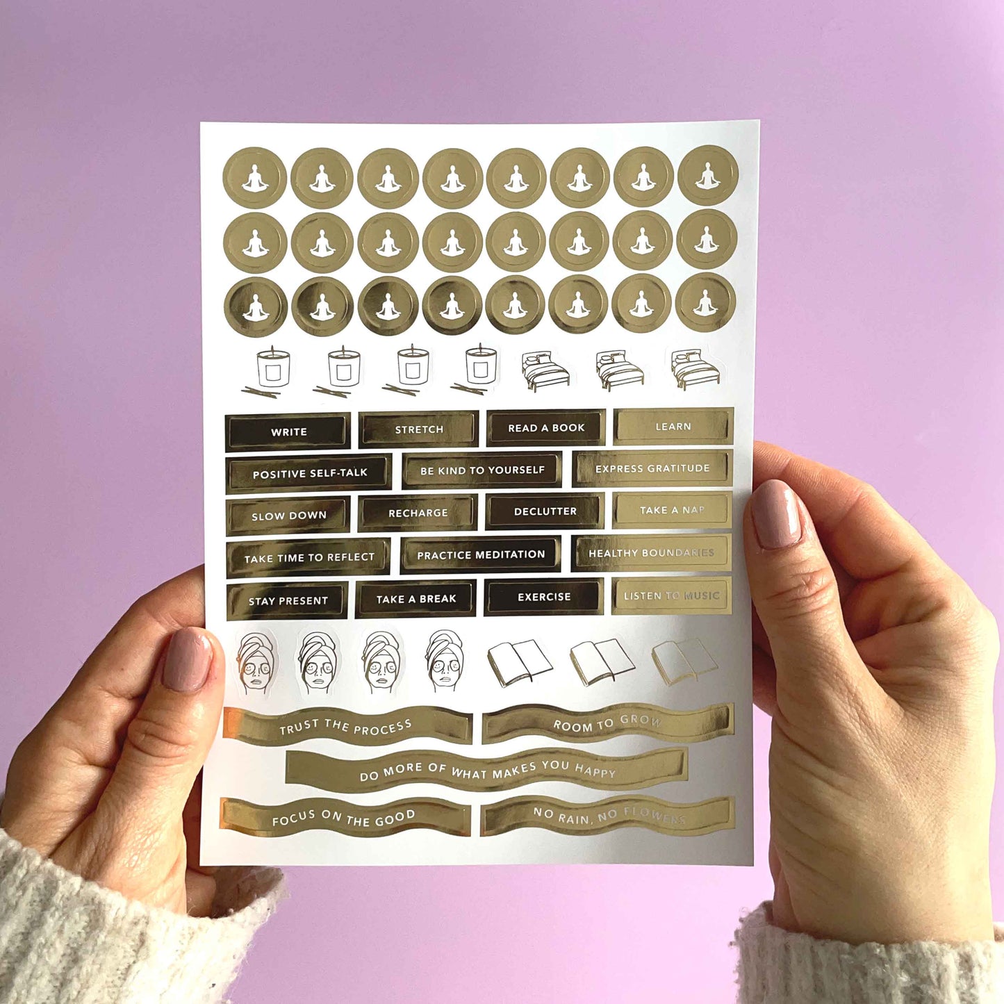 Self-Care Sticker Pack
