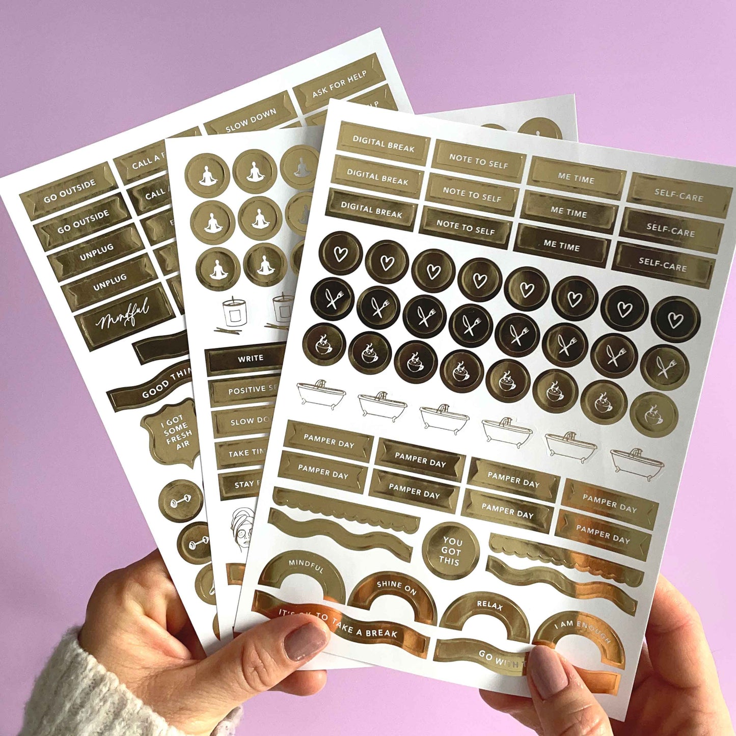 Self-Care Sticker Pack