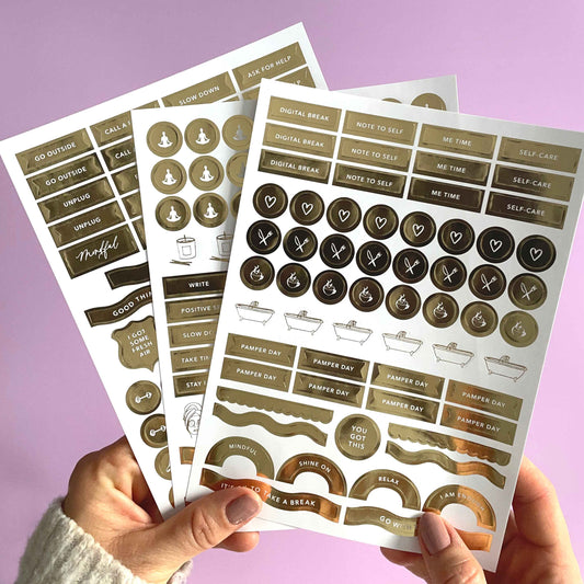 Self-Care Sticker Pack