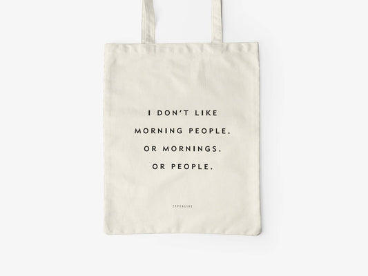 Cotton bag/Morning People