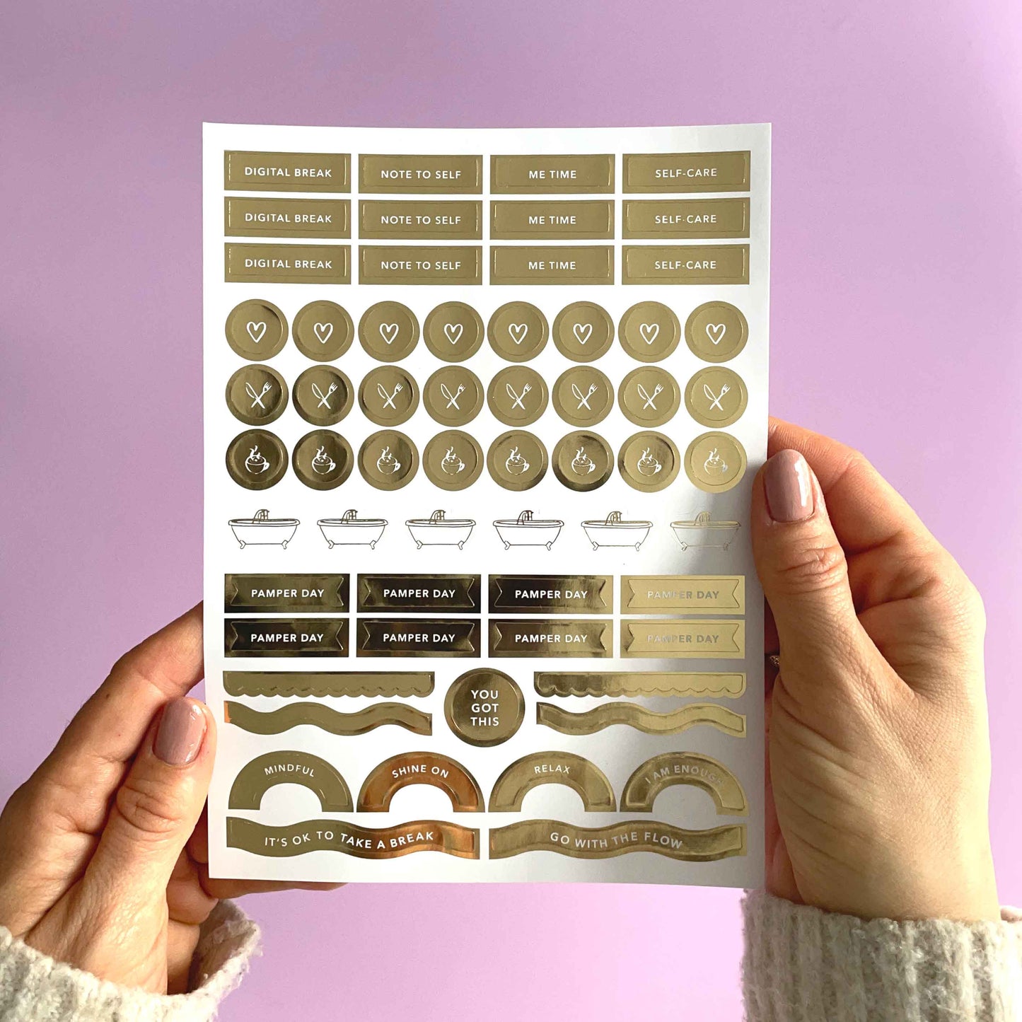 Self-Care Sticker Pack